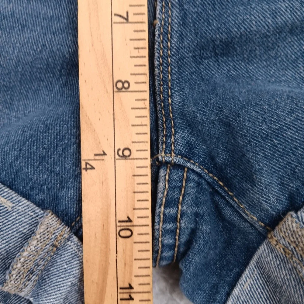 Lincoln Outfitters Shorts Denim Women 14 Blue Cuffed Mid Rise RN57116